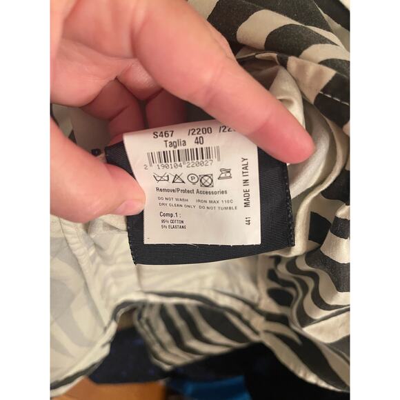 Bazar Deluxe, Zebra Print Blazer, NWT, Size 40 - Picture 5 of 5